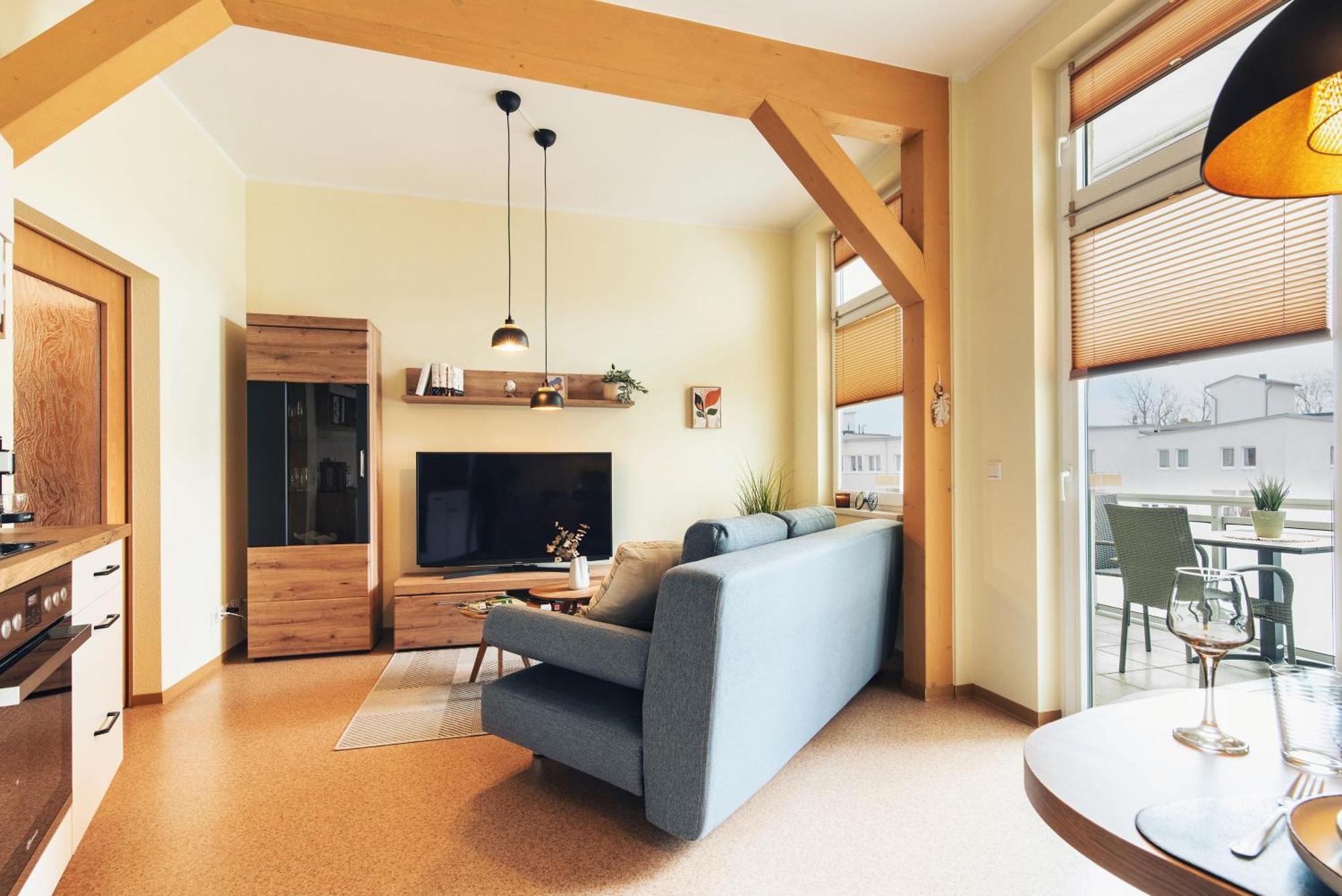 - Zentral - Modern - Balkon - Kueche Mühlhausen